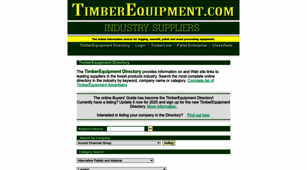 timberequipment.com