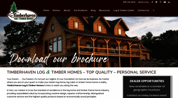 timberhavenloghomes.com