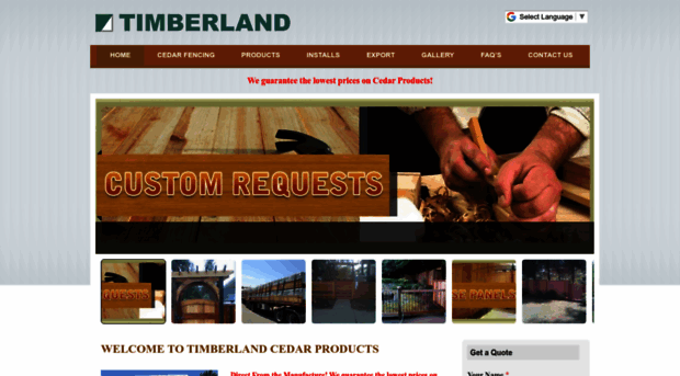 timberlandcedarproducts.ca