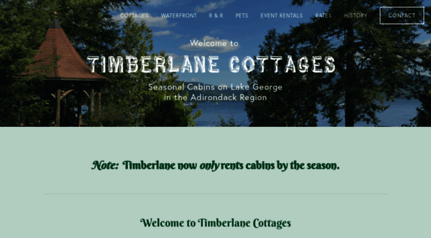 timberlanecottages.com