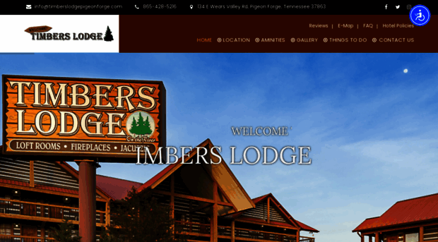 timberslodgepigeonforge.com