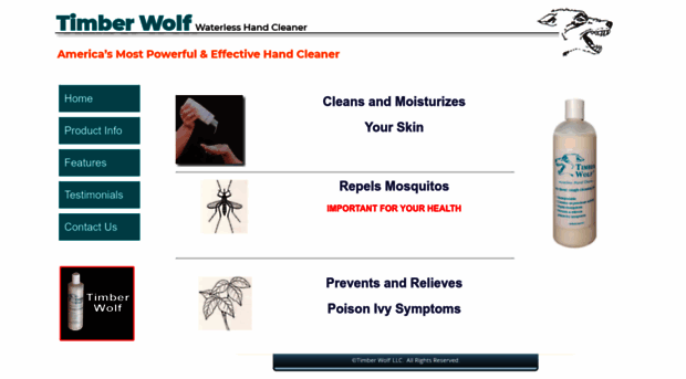 timberwolfhandcleaner.com