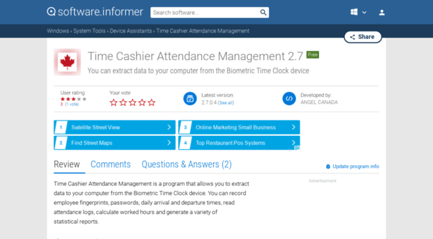 time-cashier-attendance-management.software.informer.com