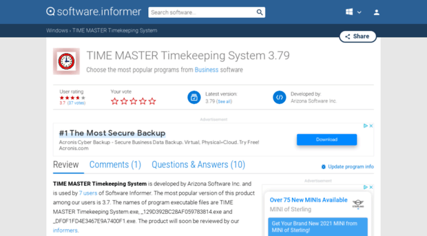 time-master-timekeeping-system.software.informer.com