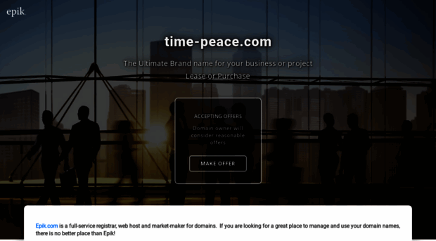 time-peace.com