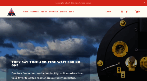 timeandtidecoffee.com