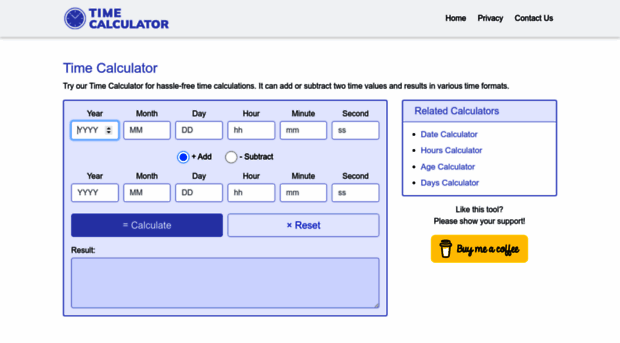 timecalculator.uk