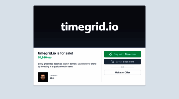 timegrid.io