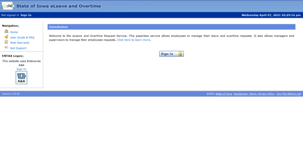 timeoff.iowa.gov