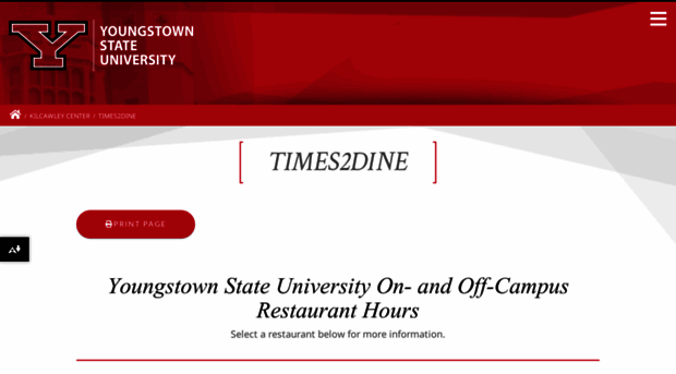 times2dine.ysu.edu