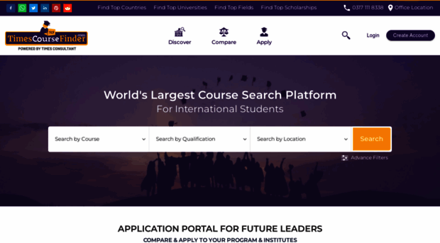 timescoursefinder.com - Times Course Finder | World's ... - Times ...
