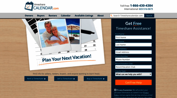 timesharecalendar.com