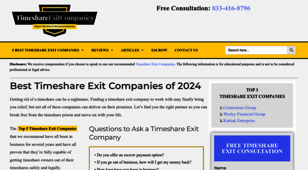 timeshareexitcompanies.com