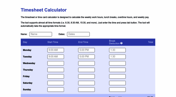 timesheetcalculator.org