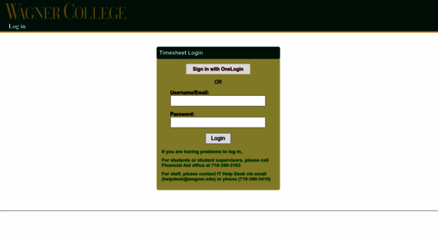 timesheets.wagner.edu