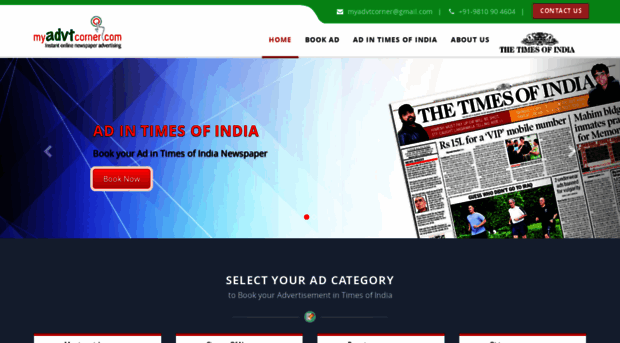 timesofindia.myadvtcorner.com