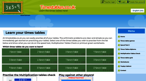 timestables.co.uk