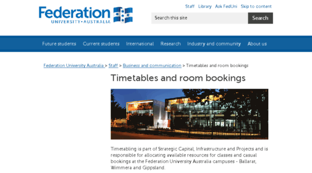timetable.ballarat.edu.au