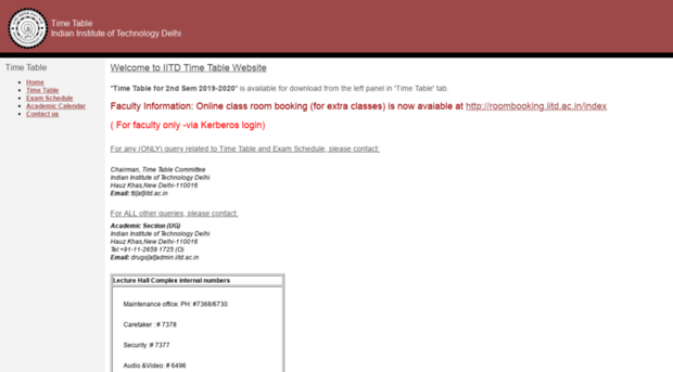 timetable.iitd.ac.in