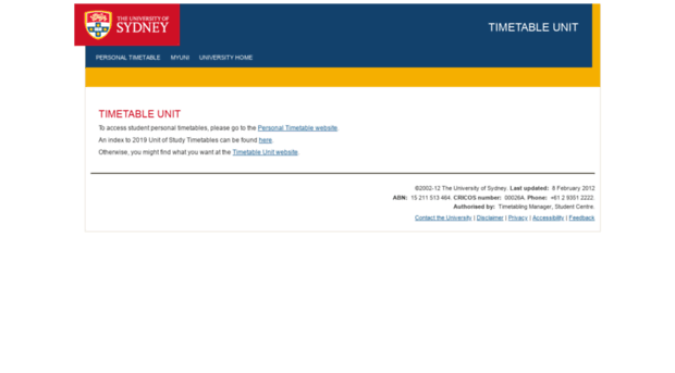 timetable.usyd.edu.au