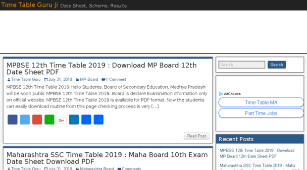 timetableguruji.in