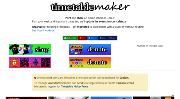 timetablemaker.com