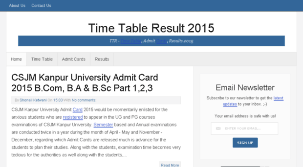 timetableresult2015.in