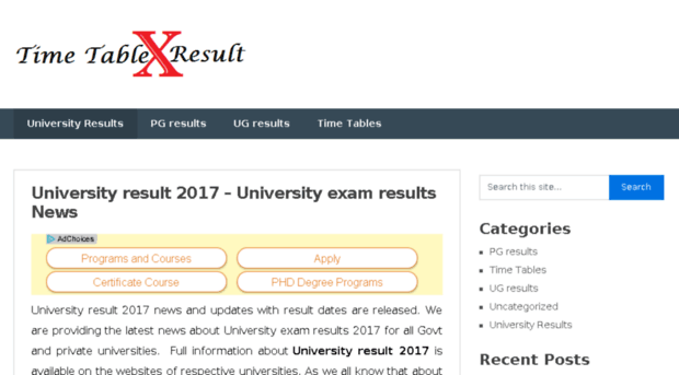 timetableresultz.in