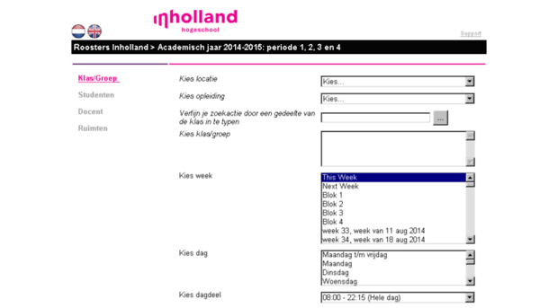 timetables.inholland.nl