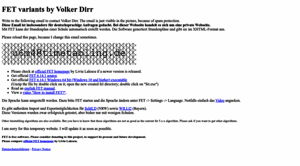 timetabling.de