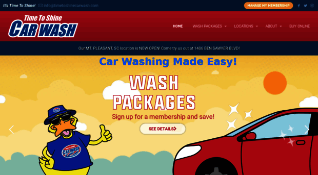 timetoshinecarwash.com