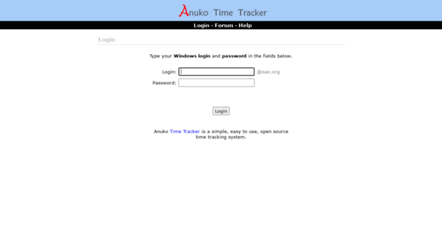 timetracker.isac.org