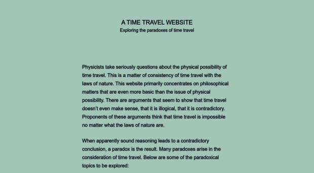 timetravelphilosophy.net