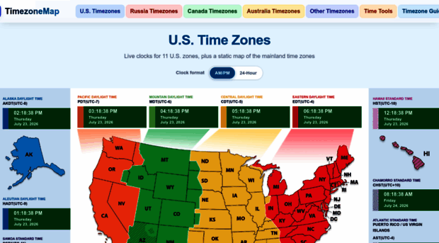 timezone-map.com