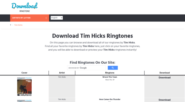 timhicks.download-ringtone.com