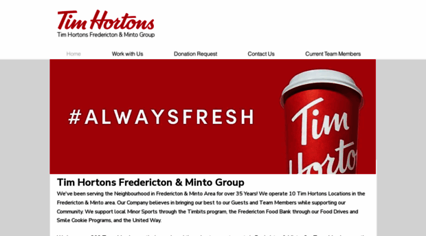 timhortonsfredericton.com