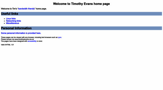 timothydevans.me.uk
