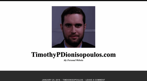 timothypdionisopoulos.com