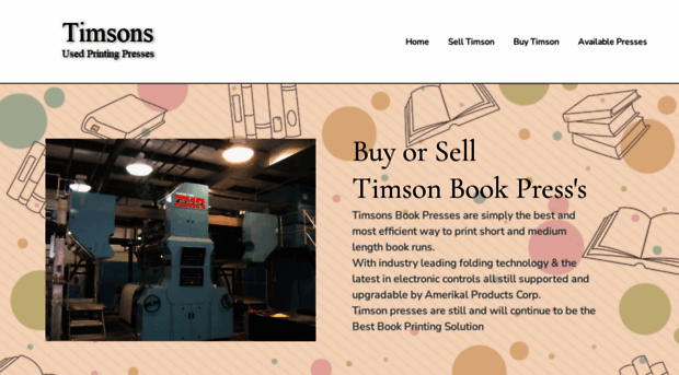timsonsusedprintingpresses.com