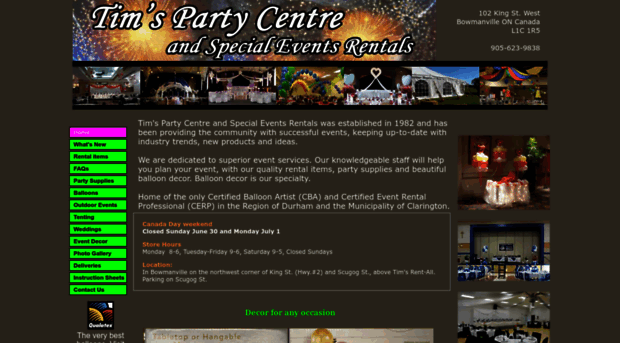 timspartycentre.com