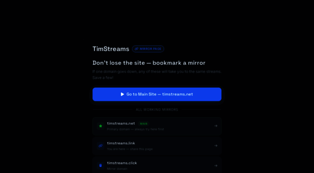 timstreams.site - TimStreams.link - Tim Streams