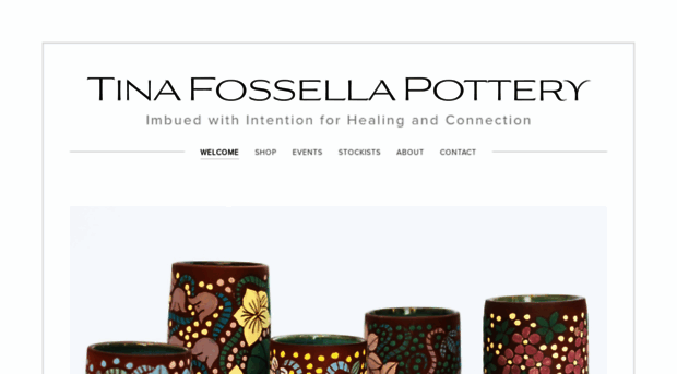 tinafossellapottery.com