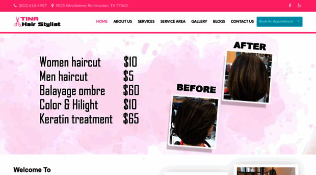 tinahairstylist.com