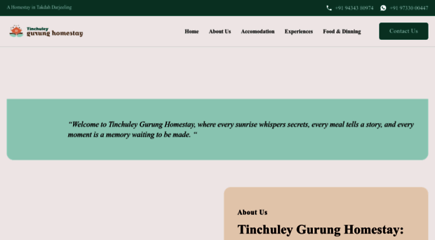 tinchuleygurunghomestay.com
