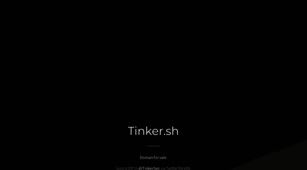 tinker.sh