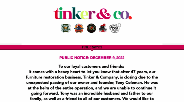 tinkerandcompany.com