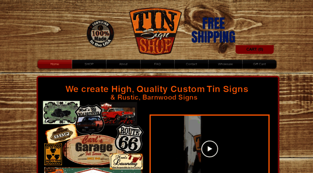 tinsignshoppe.com