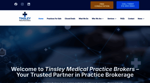 tinsleymedicalpracticebrokers.com