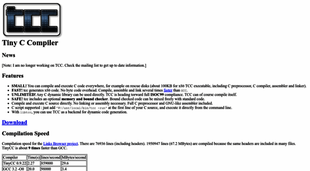tinycc.org