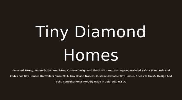 tinydiamondhomes.com